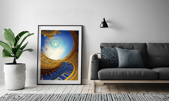 Download Printable Wall Art, Sky Ladder - Sky Collection