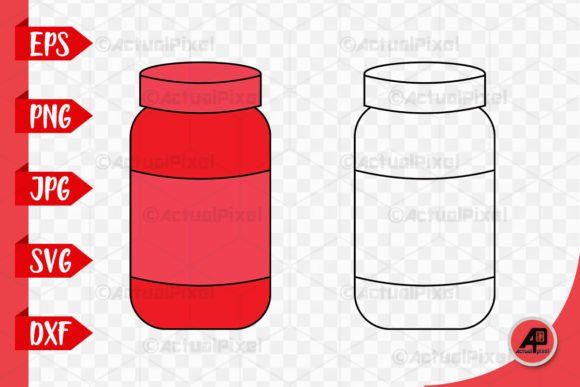 Download Jar Outline with Clipart Color Image - Color image Collection