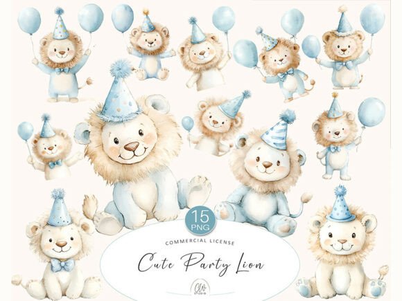 Download Party Lion Clipart - Lion clipart Collection